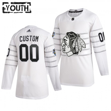 Chicago Blackhawks Trikot Custom Weiß 2020 NHL All-Star Adidas Authentic - Kinder